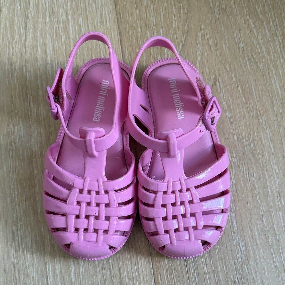 Mini Melissa Posession Pink Sandals